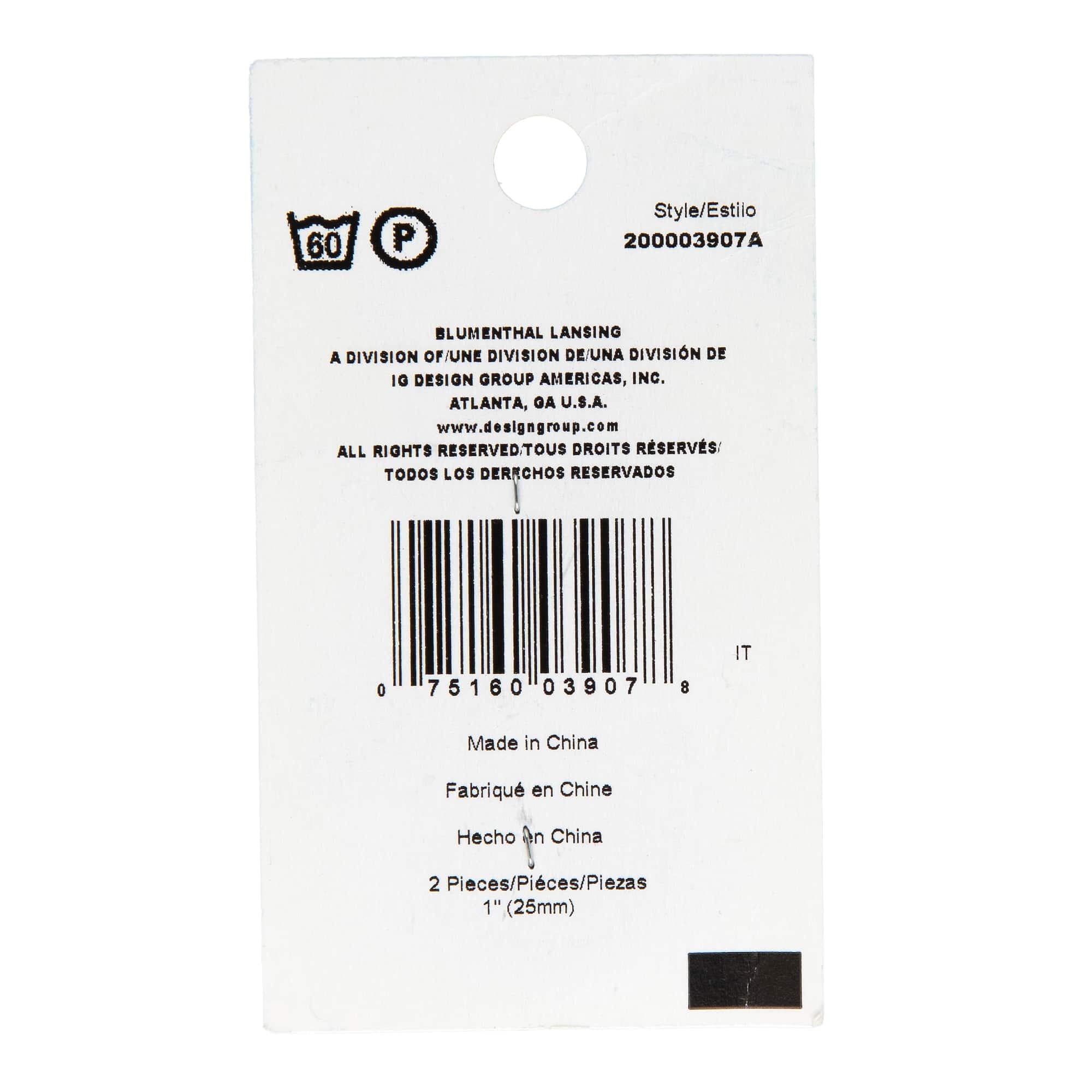 Spectrum Cool 1" Navy Blue 4-Hole Buttons, 2ct.